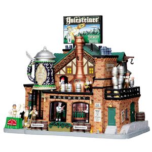 Светящаяся композиция Пивоварня Yulesteiner 31*27 см, музыка, движение Lemax фото 1