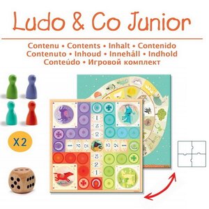 Набор настольных игр Людо и Ко в чемоданчике Djeco фото 3