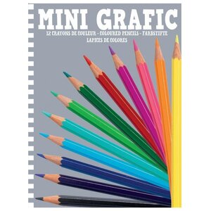 Цветные карандаши Mini Grafic, 12 шт Djeco фото 1