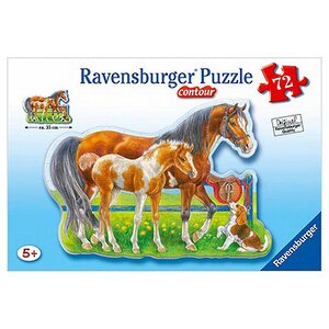 Пазл Лошади, 72 элемента Ravensburger (Равенсбургер) фото 2