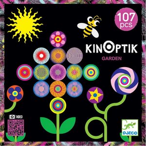 Магнитный пазл-игра Kinoptik Цветы, 107 элементов