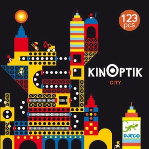 Магнитный пазл-игра Kinoptik Город, 123 элемента
