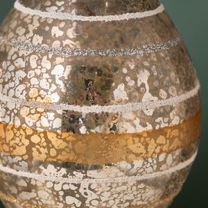 Набор стеклянных елочных игрушек Vintage Christmas: Antico Stile 10 см, 2 шт, подвеска Kaemingk фото 3