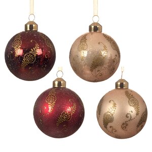 Набор стеклянных елочных шаров Wonderful Christmas 8 см, 12 шт Kaemingk фото 1