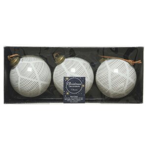 Набор стеклянных шаров Chakapuo Ribera 8 см, 3 шт Kaemingk фото 1