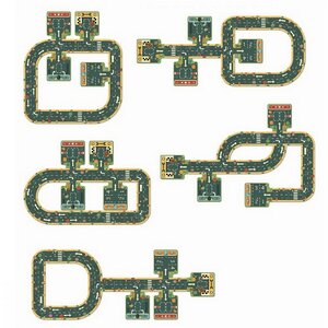 Пазл-гигант Трассы, 21 элемент DJECO фото 4
