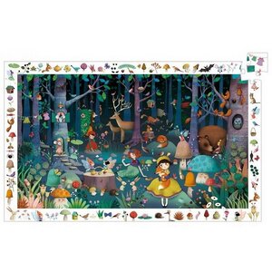 Пазл-игра на наблюдательность Таинственный лес, 100 элементов