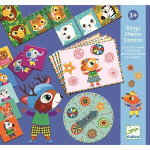 Набор развивающих игр Домино, Бинго, Мемо DJECO (Джеко) фото 1