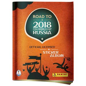 Альбом для наклеек "Футбол: Road to 2018 FIFA World Cup Russia", 15 наклеек Panini фото 1