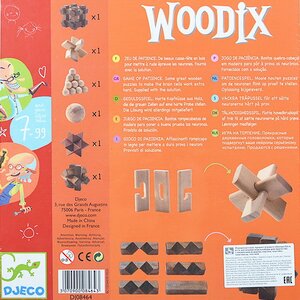 Набор деревянных головоломок Woodix 6 штук Djeco фото 8