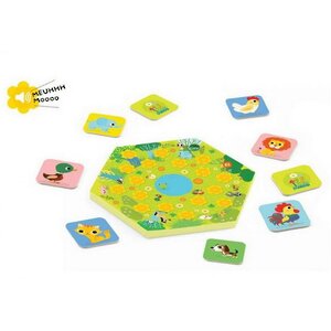 Настольная игра со звуком Мемо Мяу DJECO (Джеко) фото 3
