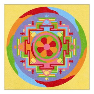 Песочная картина Тибетские мандалы 5 шт + цветной песок Djeco фото 3