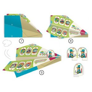 Набор для творчества Оригами - Самолеты 25 заготовок Djeco фото 3