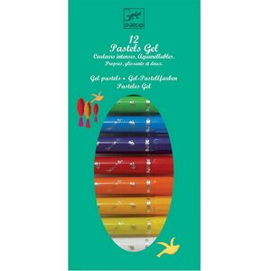 Пастельные карандаши в футляре Классическая гамма 12 цветов Djeco фото 1