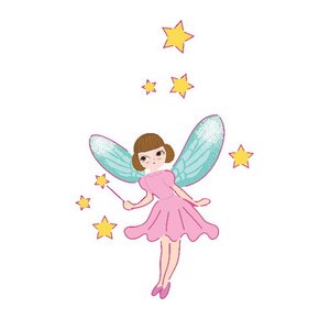 Набор трафаретов для рисования Феи 5 шт DJECO (Джеко) фото 3