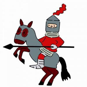 Набор трафаретов для рисования Рыцари 5 шт Djeco фото 3