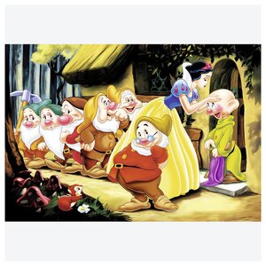 Набор пазлов "Белоснежка и семь гномов", 2*24 эл. Ravensburger фото 1