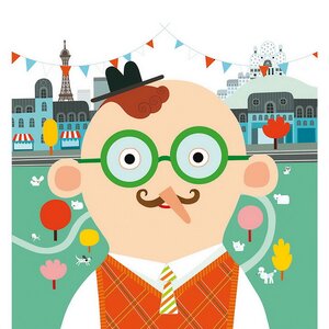 Набор для создания аппликаций с наклейками - Все разные, 4 шт Djeco фото 3