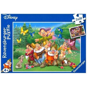 Набор пазлов "Семь гномов", 2*20 эл. Ravensburger (Равенсбургер) фото 2
