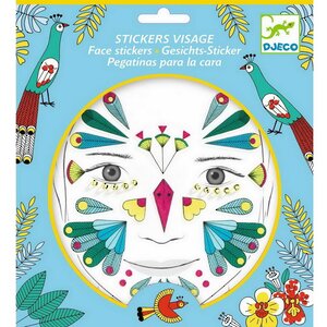 Наклейки для лица Птичка Djeco фото 1