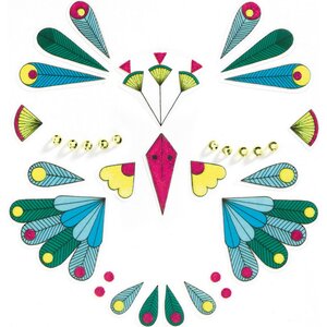 Наклейки для лица Птичка Djeco фото 2