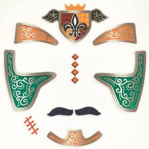 Наклейки для лица Рыцарь DJECO (Джеко) фото 2
