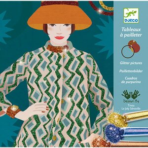 Раскраска блёстками - Мода 4 шт DJECO (Джеко) фото 1