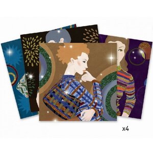 Раскраска блёстками - Мода 4 шт DJECO (Джеко) фото 2