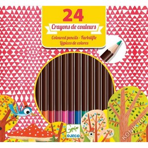 Цветные карандаши 24 цвета Djeco фото 1