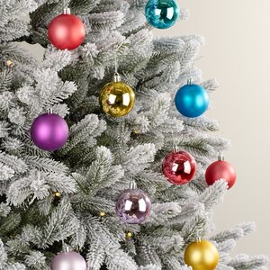 Коллекция пластиковых шаров Salute - Фантазия Обера 6 см, 16 шт Winter Deco фото 4