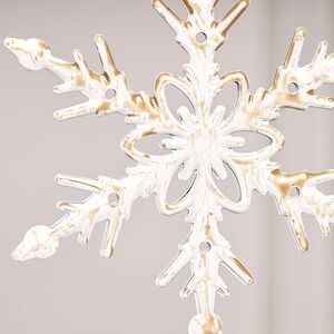 Набор елочных игрушек Снежинки Alessano 12 см, 2 шт Winter Deco фото 3