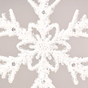 Набор елочных игрушек Снежинки Allerona 12 см, 2 шт Winter Deco фото 4