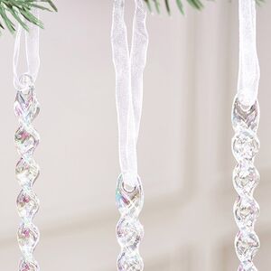 Набор елочных игрушек Сосульки Лукиньяно 14 см, 4 шт Winter Deco фото 4