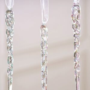 Набор елочных игрушек Сосульки Гонерби 13 см, 4 шт Winter Deco фото 3