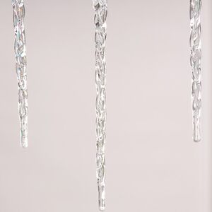 Набор елочных игрушек Сосульки Beckington 22 см белый, 4 шт Winter Deco фото 4