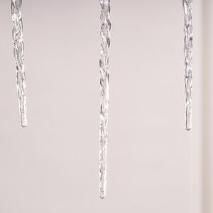 Набор елочных игрушек Сосульки Beckington 22 см серебряный, 4 шт Winter Deco фото 4