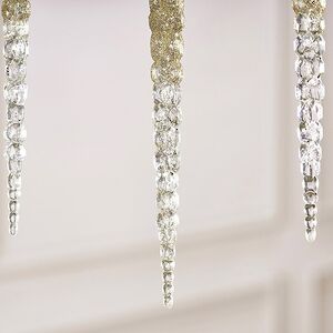 Набор елочных игрушек Сосульки Майерато 15 см, 4 шт Winter Deco фото 5