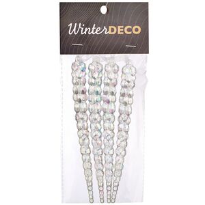 Набор елочных игрушек Сосульки Мантело 18 см, 4 шт Winter Deco фото 8