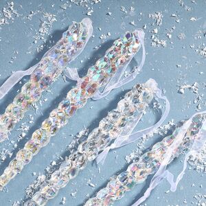 Набор елочных игрушек Сосульки Mantello 19 см, 4 шт Winter Deco фото 3