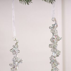 Набор елочных игрушек Сосульки Dungiven 26 см, 2 шт Winter Deco фото 3