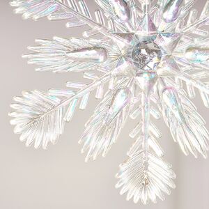 Набор елочных игрушек Снежинки Needle Crystals 12 см, 2 шт Winter Deco фото 3
