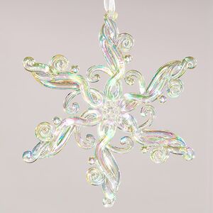 Набор елочных игрушек Снежинки Ice Symphony 12 см, 2 шт Winter Deco фото 2