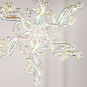 Набор елочных игрушек Снежинки Ice Symphony 12 см, 2 шт Winter Deco фото 3