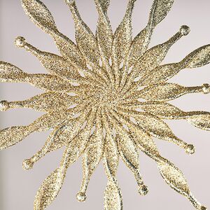 Набор елочных игрушек Снежинки Golden Glow 15 см, 2 шт Winter Deco фото 2