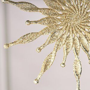 Набор елочных игрушек Снежинки Golden Glow 15 см, 2 шт Winter Deco фото 3