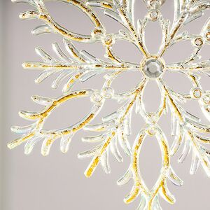 Елочная игрушка Снежинка Gala Snow 13 см Winter Deco фото 2