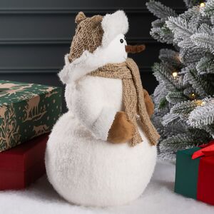 Новогодняя фигура Снеговик Ирвин 30 см Winter Deco фото 6