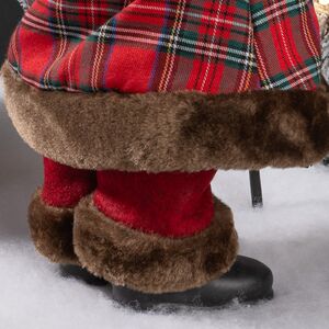 Фигура под елку Санта-Клаус с елочкой 45 см, красный Winter Deco фото 8