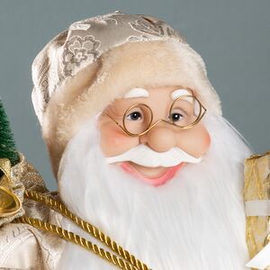 Фигура под елку Санта-Клаус в золотом кафтане 60 см Winter Deco фото 2