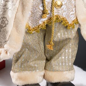 Фигура под елку Санта-Клаус в золотом кафтане 60 см Winter Deco фото 7